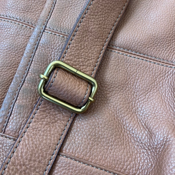 Fossil Morgan Zip Top Crossbody Bag - Saddle color - Picture 11 of 14